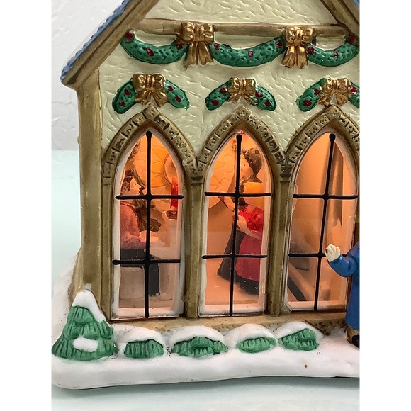 Vintage Trim a Home St Paul Church w light EUC - Picture 2 of 12